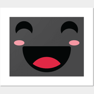 Smile face cartoon Posters and Art